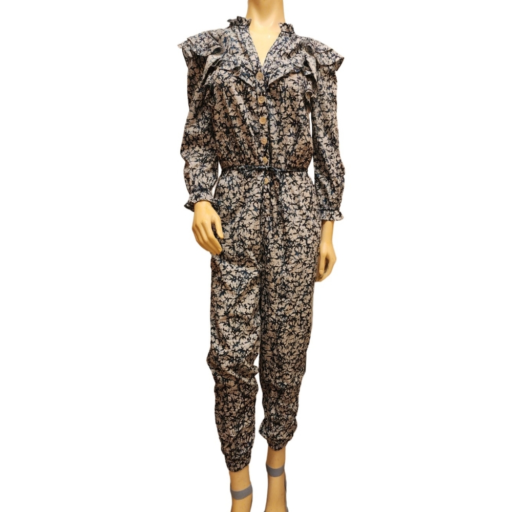 Veronica Beard Tanay Jumpsuit Size 4 - Picture 3 of 11
